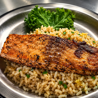 10 Min 6oz Grilled Salmon